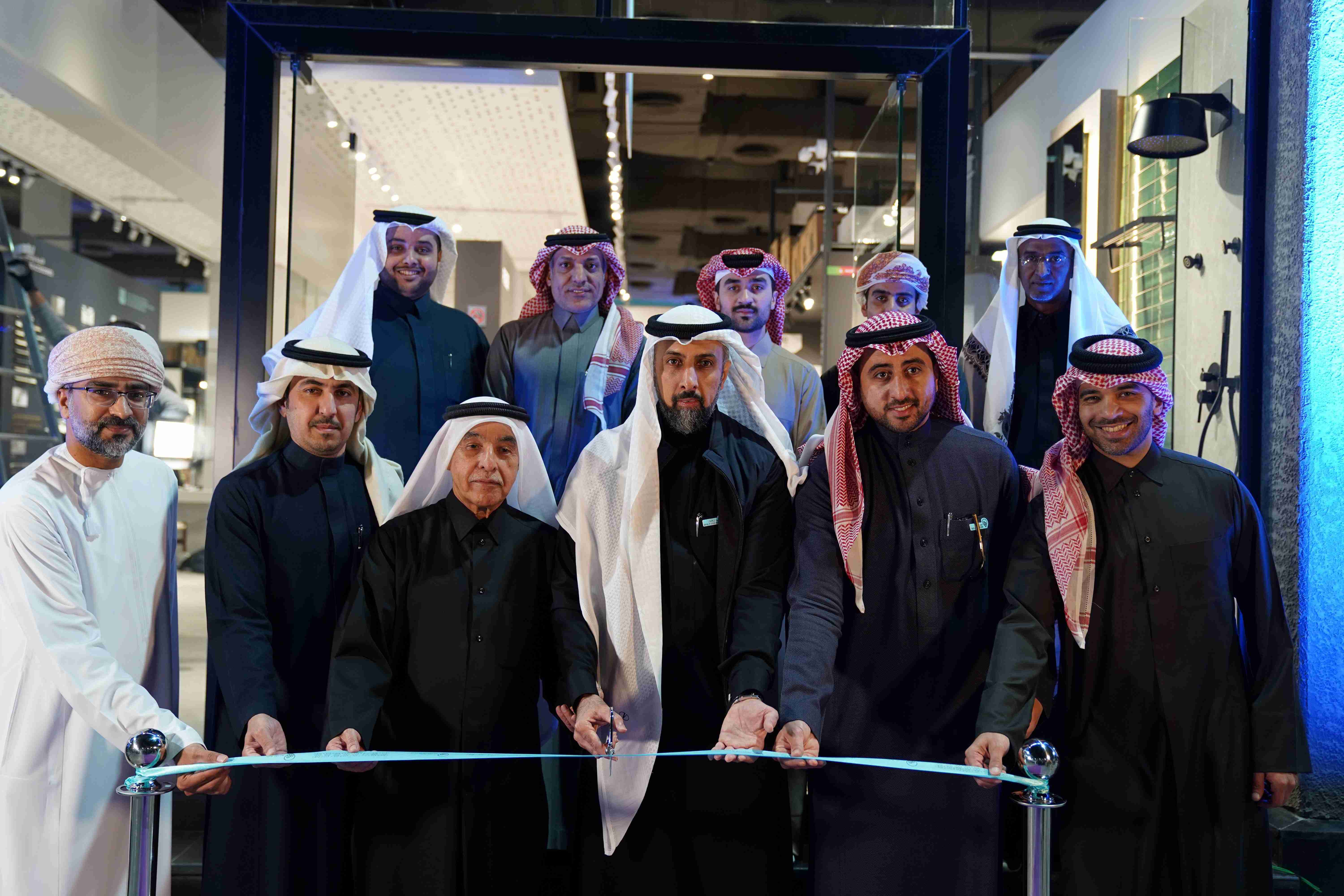 مراسم حفل افتتاح محطة البناء في مدينة البناء والعمران بالدمام